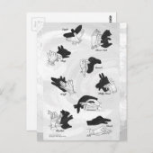 Carte Postale Marionnettes ombragées (Devant / Derrière)