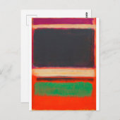 Carte Postale mark rothko (Devant / Derrière)