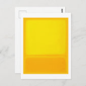 Carte Postale Mark Rothko art dans le style numérique 1 (Devant / Derrière)