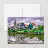 Carte postale Marken Village (Devant / Derrière)