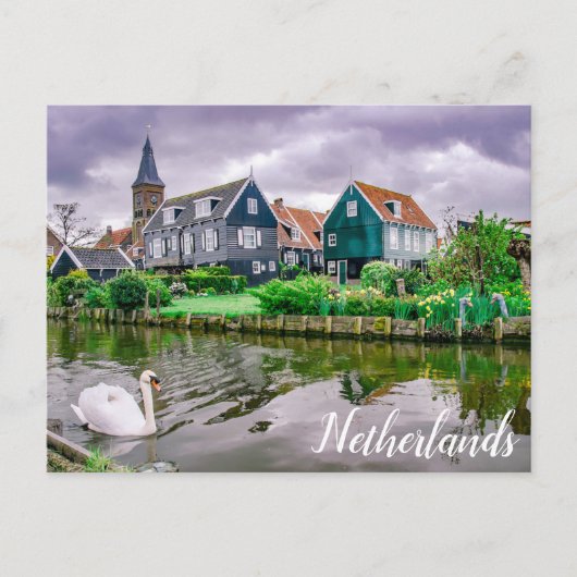 Carte postale Marken Village (Devant)
