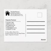 Carte postale Marketing agent immobilier (Dos)