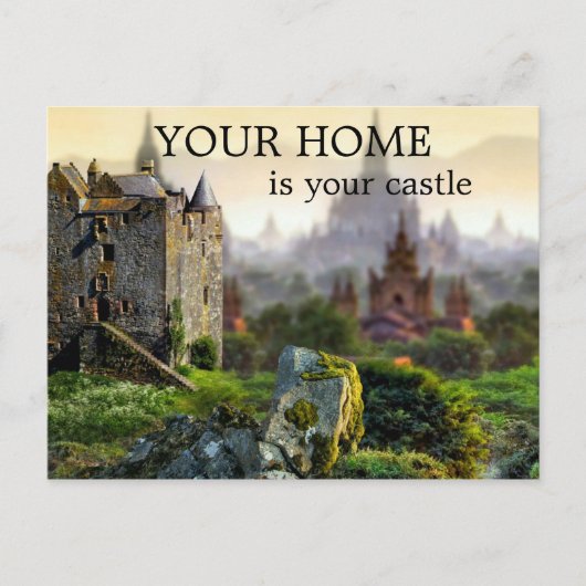 Carte postale Marketing Agent immobilier Castle (Devant)