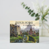 Carte postale Marketing Agent immobilier Castle (Debout devant)