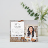 Carte Postale Marketing d'agent immobilier (Debout devant)