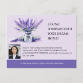 Carte Postale Marketing immobilier à l'avant-printemps (Devant)