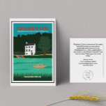 Carte Postale Marketing immobilier agent immobilier de Washingto<br><div class="desc">Cette carte postale de style rétro présente Fletcher's Cove (Fletcher's Boathouse) sur le site historique national Chesapeake & Ohio Canal à Washington D.C. Son graphisme accrocheur empêchera cette carte d'aller à la poubelle, ce qui la rendra plus susceptible de vous aider à attirer de nouveaux clients. Vous pouvez ajouter votre...</div>