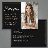 Marketing immobilier de luxe noir