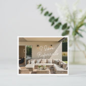 Carte Postale marketing immobilier de référencement d'amour vend (Debout devant)