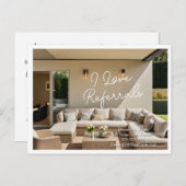 Carte Postale marketing immobilier de référencement d'amour vend (Devant / Derrière)