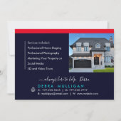 Carte postale Marketing immobilier moderne (Dos)