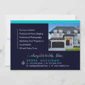 Carte postale Marketing immobilier moderne (Dos)