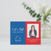Carte postale Marketing Logo Immobilier (Debout devant)