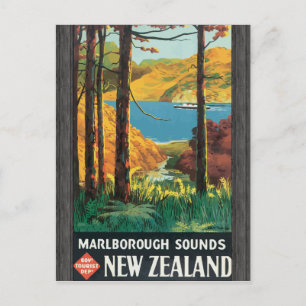 Carte Postale Marlborough Sounds Govt Tourist Dept Nouvelle-Zéla