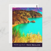 Carte Postale Marlborough Sounds Voyage en Nouvelle-Zélande (Devant / Derrière)