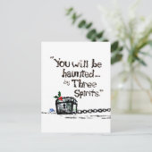 Carte postale Marley Christmas (Debout devant)