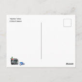 Carte postale Marley Christmas (Dos)