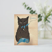 Carte Postale Marley Fish déteste Twitter (Debout devant)