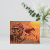 Carte Postale Marlon Brando (Debout devant)