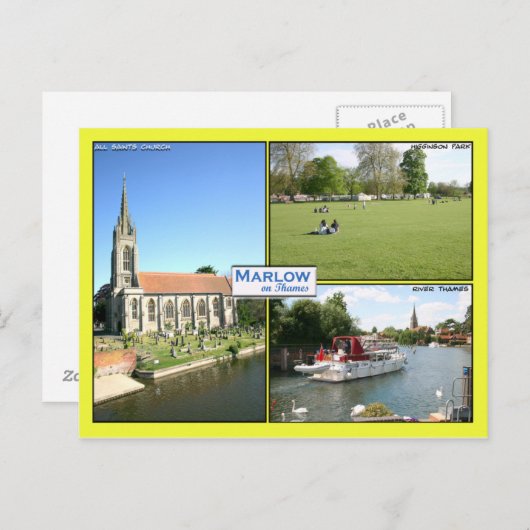 Carte postale Marlow (Devant / Derrière)