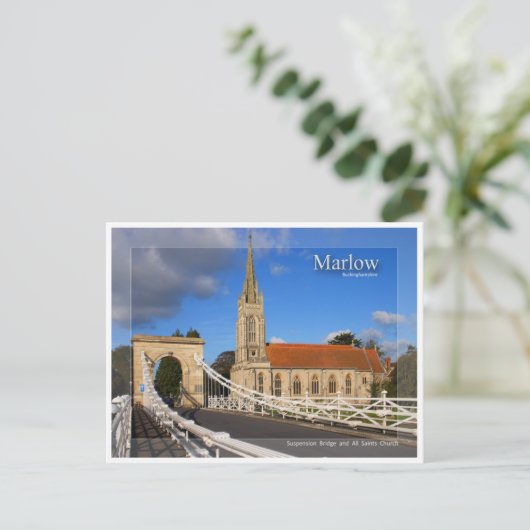 Carte postale Marlow Bridge (Debout devant)