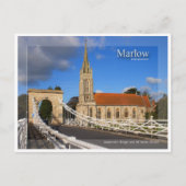 Carte postale Marlow Bridge (Devant)