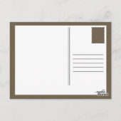 Carte Postale marmotte (Dos)