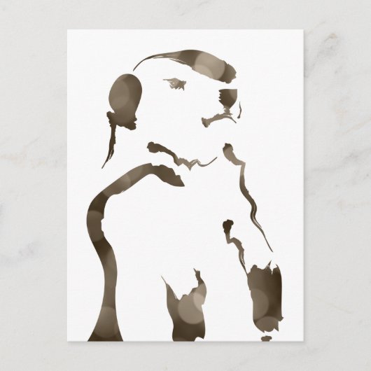 Carte Postale marmotte (Devant)