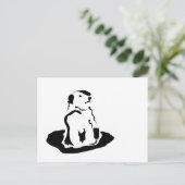 Carte Postale marmotte (Debout devant)