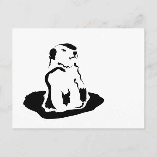 Carte Postale marmotte (Devant)