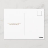 Carte Postale Marmotte de fond mangeant de l'arachide (Dos)