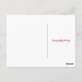 Carte postale Maroc (Dos)