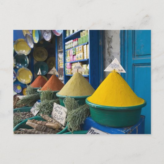 Carte Postale MAROC, Côte Atlantique, ESSAOUIRA : Marché aux épi (Devant)