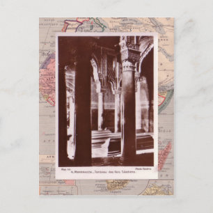 Carte Postale Maroc, Marrakech, tombes médiévales