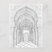 Carte postale Maroc noir et blanc (Devant)