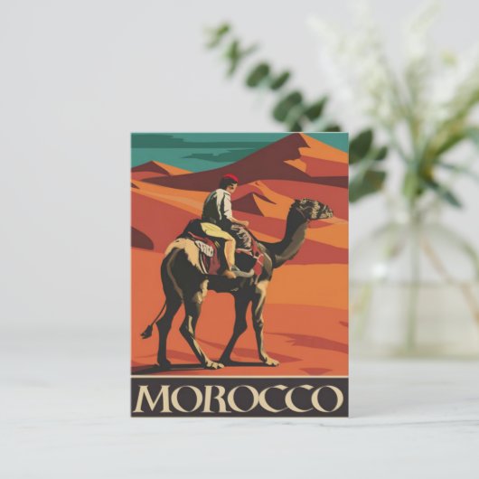 Carte Postale Maroc Vintage (Debout devant)