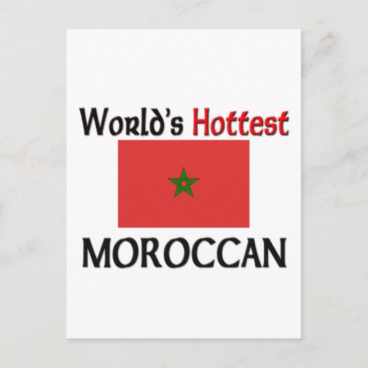 Carte Postale Marocain le plus chaud au monde (Devant)