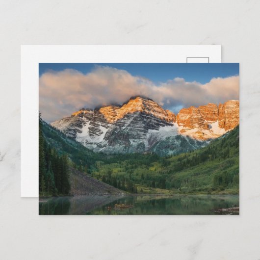 Carte postale Maroon Bells (Devant / Derrière)