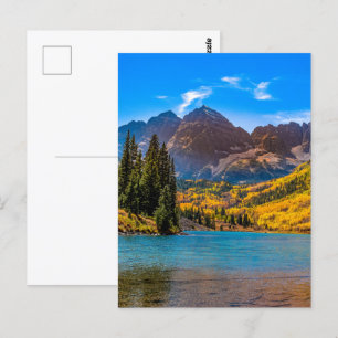 Carte Postale Maroon Bells à Aspen, Colorado