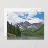 Carte Postale Maroon Bells et Maroon Lake (Devant / Derrière)