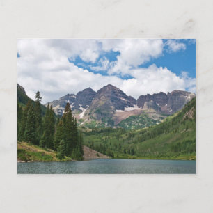 Carte Postale Maroon Bells et Maroon Lake
