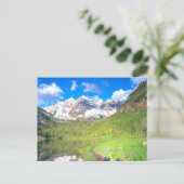 Carte Postale Maroon Bells Summer Meadow (Debout devant)
