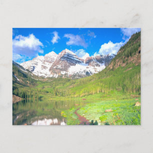 Carte Postale Maroon Bells Summer Meadow