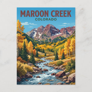 Carte Postale Maroon Creek Colorado