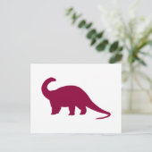 Carte Postale Maroon Dinosaur (Debout devant)