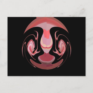 Carte Postale Maroon Majesty : Rustic Radiance Texté Africain