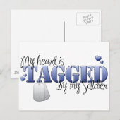 Carte Postale Marqué (Devant / Derrière)