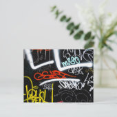 Carte Postale marqué (Debout devant)