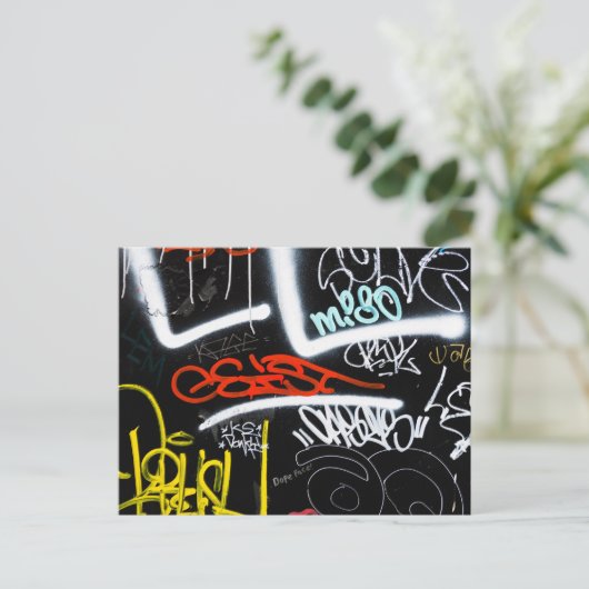 Carte Postale marqué (Debout devant)