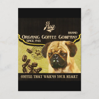Carte Postale Marque carlin - Organic Coffee Company